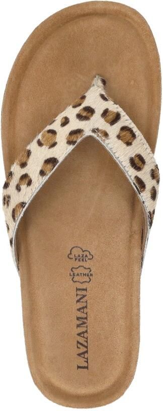 Lazamani Leia Dames Teenslippers Leopard - Foto 6