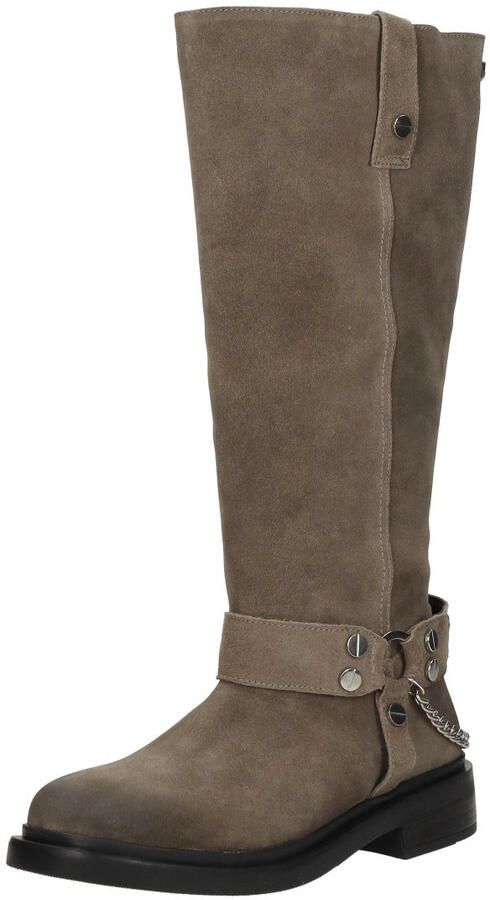 Lazamani Leslie Dames Laarzen Suede Taupe - Foto 4