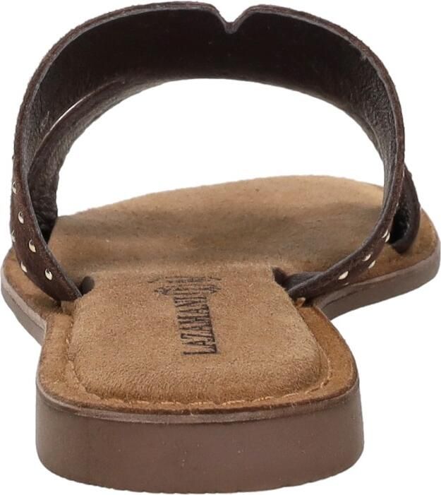 Laza i Lina Small Studs Slippers Bruin - Foto 5