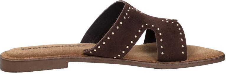 Laza i Lina Small Studs Slippers Bruin - Foto 8