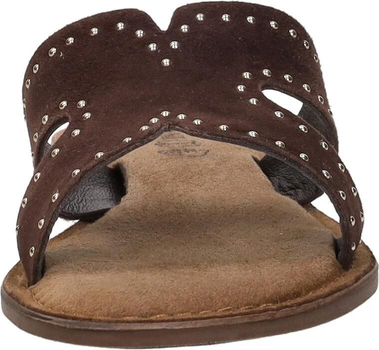 Laza i Lina Small Studs Slippers Bruin - Foto 4