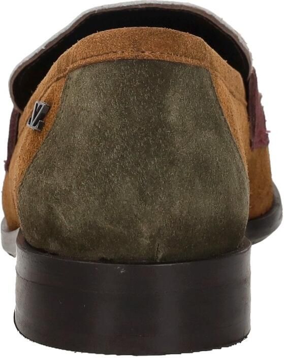 Lazamani Lola leren loafers met franjes cognac - Foto 4