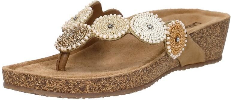 Toni Pons Mare Dames Teenslippers Suede Beige - Foto 11