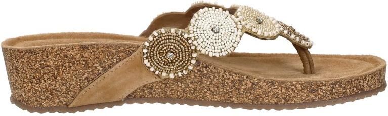 Toni Pons Mare Dames Teenslippers Suede Beige - Foto 13