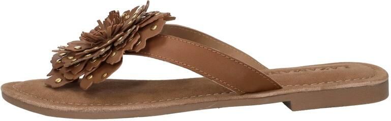Lazamani Kira Dames Teenslippers Leer Tan - Foto 6