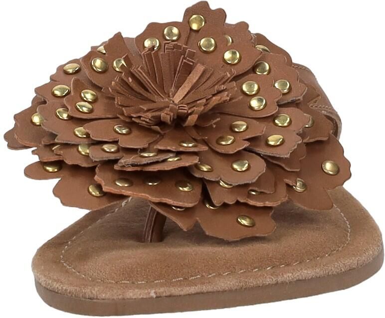 Lazamani Kira Dames Teenslippers Leer Tan - Foto 7