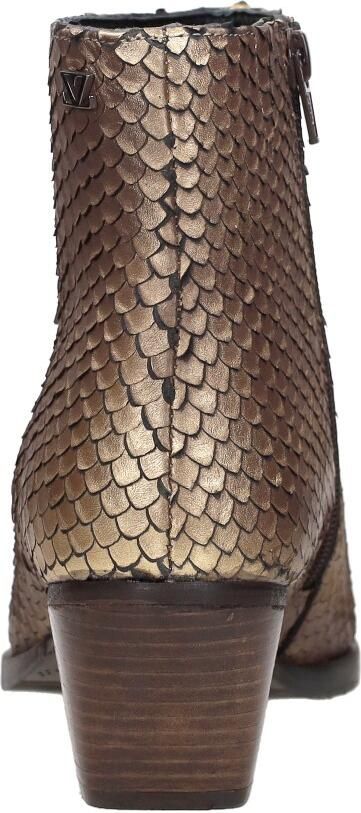 Laza i Phoebe Enkellaarsjes Leer Gold Brown - Foto 4