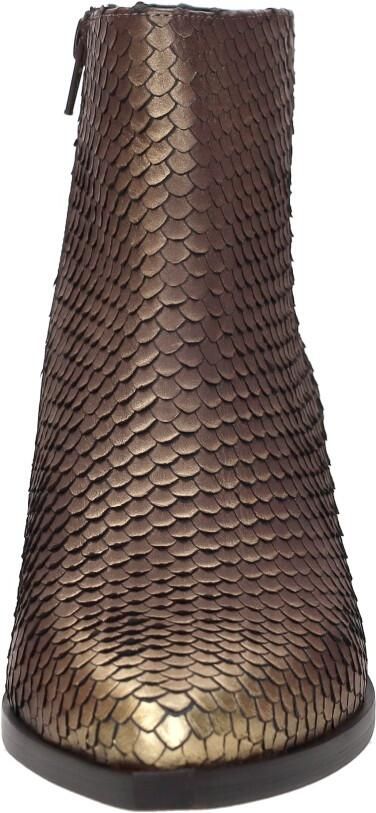 Laza i Phoebe Enkellaarsjes Leer Gold Brown - Foto 3