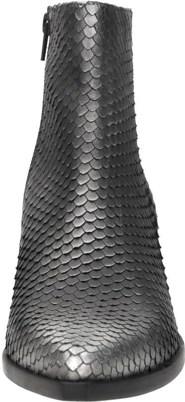 Lazamani Phoebe Dames Enkellaarsjes Leer Silver Black - Foto 3