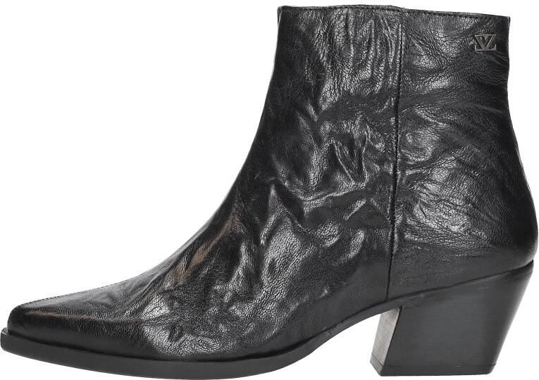 Lazamani River Dames Enkellaarsjes Leer Black - Foto 2