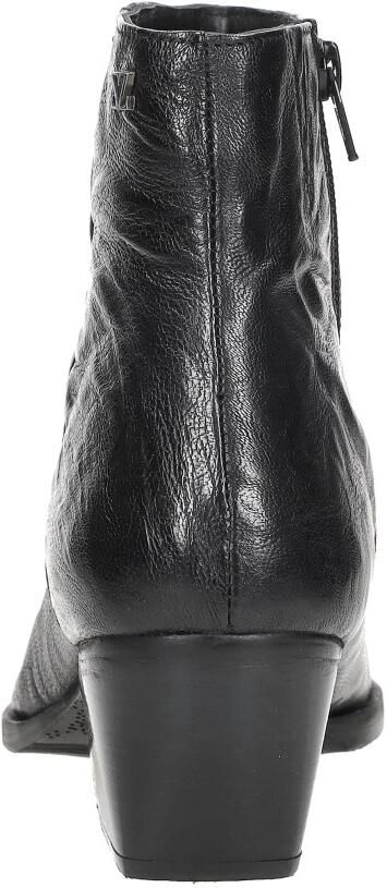 Lazamani River Dames Enkellaarsjes Leer Black - Foto 6