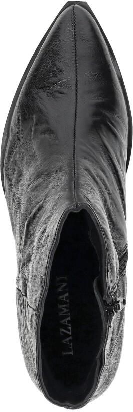 Lazamani River Dames Enkellaarsjes Leer Black - Foto 7