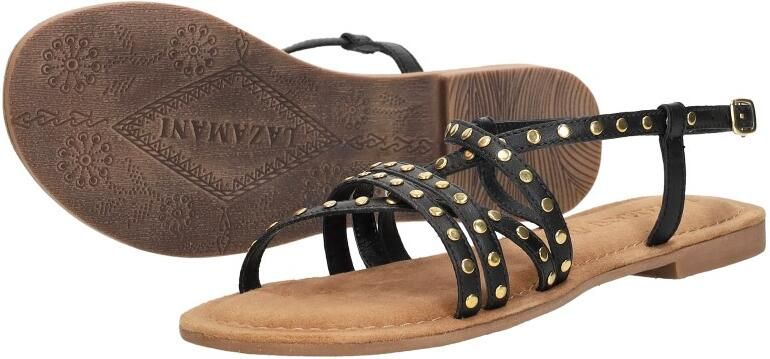 Laza i Tova Studs Sandalen Zwart - Foto 9