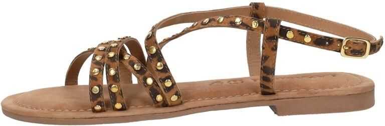 Lazamani Tova Dames Sandalen Suede Leopard - Foto 2