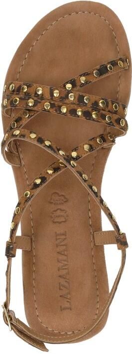 Lazamani Tova Dames Sandalen Suede Leopard - Foto 7