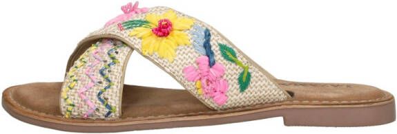 Lazamani Jute Slippers beige Textiel - Foto 2