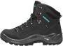 Lowa Hatland Renegade Mid GTX S Lady Asphalt turquoise Schoenen Wandelschoenen Halfhoge schoenen - Thumbnail 3