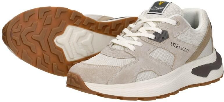 Lyle & Scott Logan Sneakers Laag Beige - Foto 6