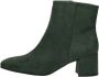 Marco tozzi Groene Suedine Enkellaars met Golvend Patroon Green Dames - Thumbnail 3