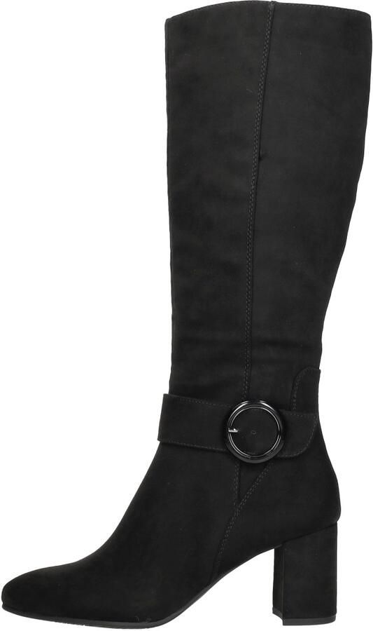 Marco Tozzi Laarzen blokhak zakelijke laars lange laars met sierslip - Foto 3