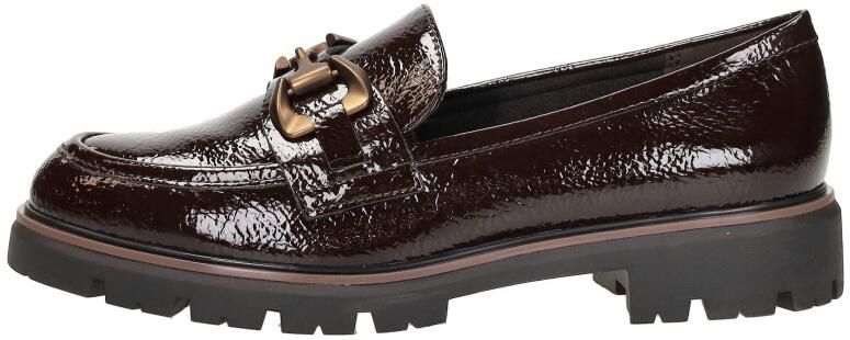 Marco tozzi Mocassin Bruin Lak