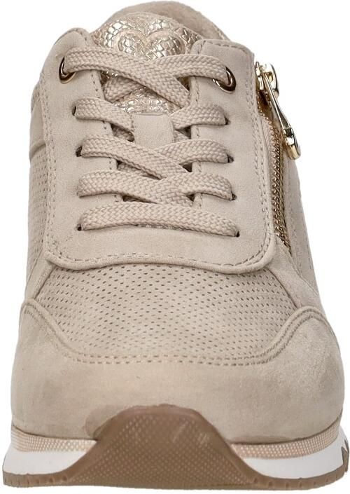 Marco Tozzi Sneakers met sleehak vrijetijdsschoen lage schoen veterschoen in vegan uitvoering - Foto 8