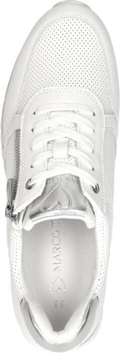 Marco Tozzi MT Vegan Soft Lining + Feel Me removable insole Dames Sneaker WHITE COMB - Foto 12