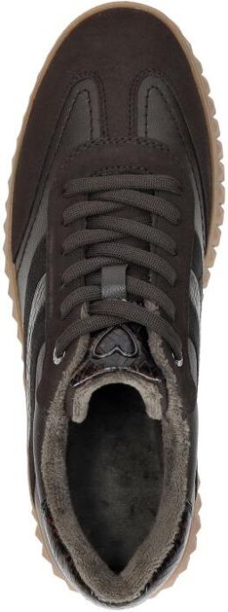 MARCO TOZZI Sneakers laag 'Sneakers Laag' donkerbruin