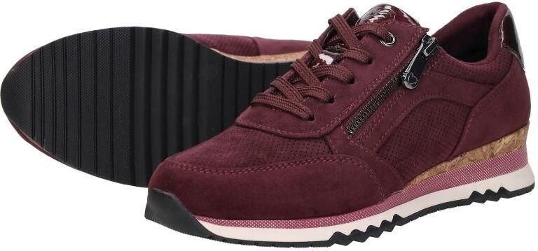 Marco Tozzi Sneakers met sleehak vrijetijdsschoen lage schoen veterschoen met buitenrits - Foto 5