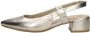 Marco tozzi Metallic Platinum Slingbacks voor dames Beige Dames - Thumbnail 2