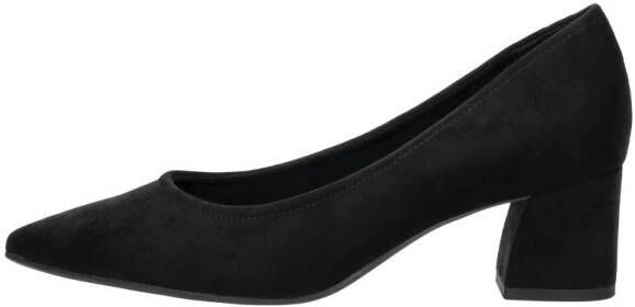 Marco tozzi Zwarte Suedine Puntneus Pump Black