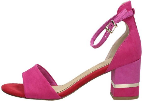 Marco tozzi Suède Sandalette in Roze en Rood Pink Dames - Foto 2