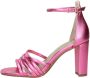 Marco tozzi Metallic Roze Sandalette met Enkelband Pink Dames - Thumbnail 3