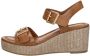 Marco Tozzi Sandalen Hak Sandalen Hak Cognac - Thumbnail 2