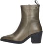 Maruti Gisele Leather Metallic Bronze Brons Leer Enkellaars met hak Dames - Thumbnail 3