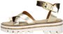 Maruti Kiki Sandalen Plat Goudkleur - Thumbnail 2