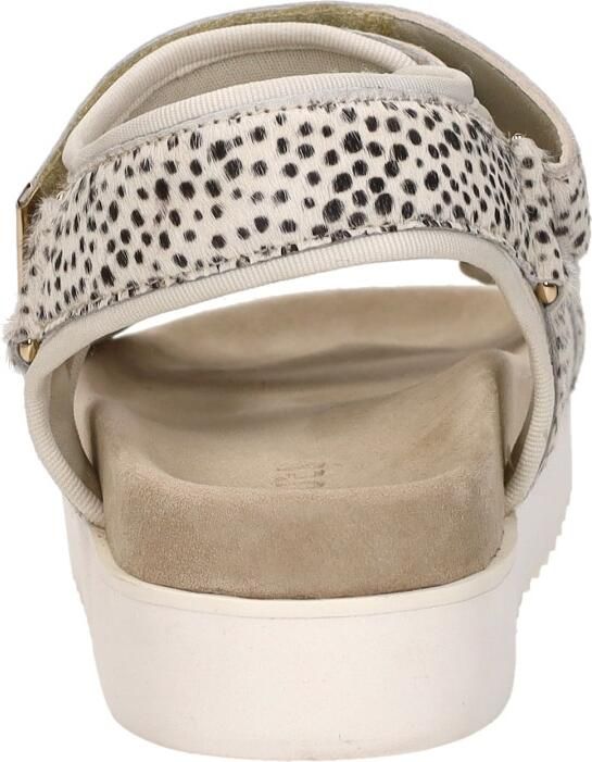 Maruti Dames Sandalen met hak Beau Beige Ponyhair Plateauzool - Foto 10