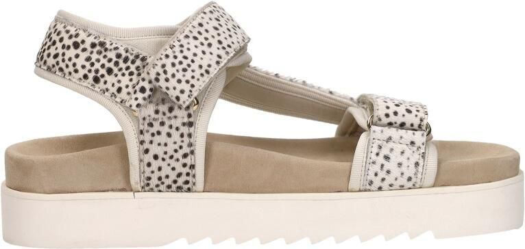 Maruti Dames Sandalen met hak Beau Beige Ponyhair Plateauzool - Foto 13