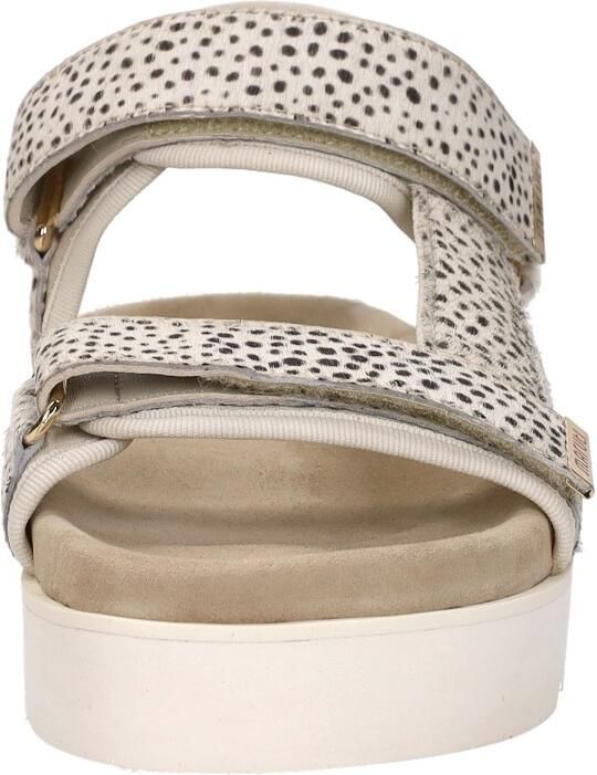 Maruti Dames Sandalen met hak Beau Beige Ponyhair Plateauzool - Foto 11