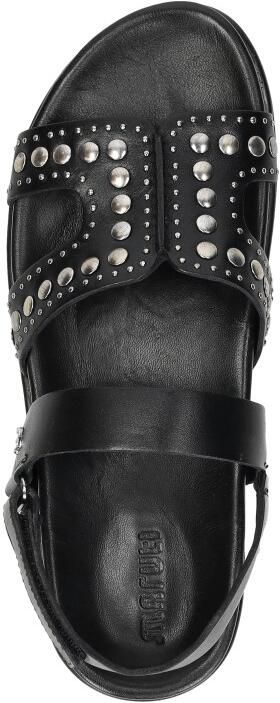 Maruti Dames Platte sandalen Elora Zwart Leer - Foto 16