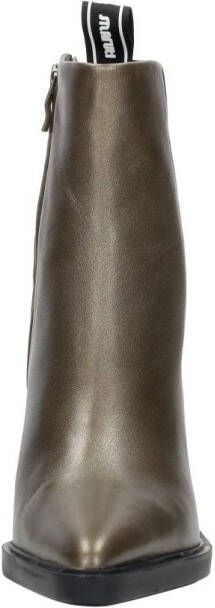 Maruti Gisele Leather Metallic Bronze Brons Leer Enkellaars met hak Dames - Foto 6