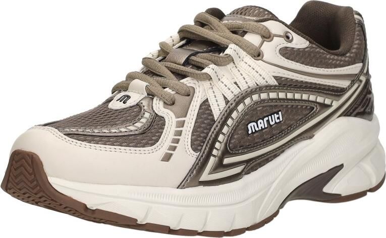 Maruti Nola Leather Offwhite V78 Sneakers Bruin Brons Wit Leer en Mesh Dames Bruin Brons Wit - Foto 7