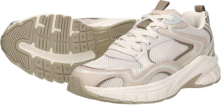 Maruti Novi Leath V17 Sneakers Offwhite Beige Leer en Textiel Dames Offwhite Beige - Foto 7