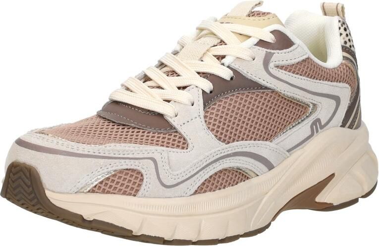 Maruti Novi Leather Nude Dames sneaker met uitneembaar voetbed - Foto 3