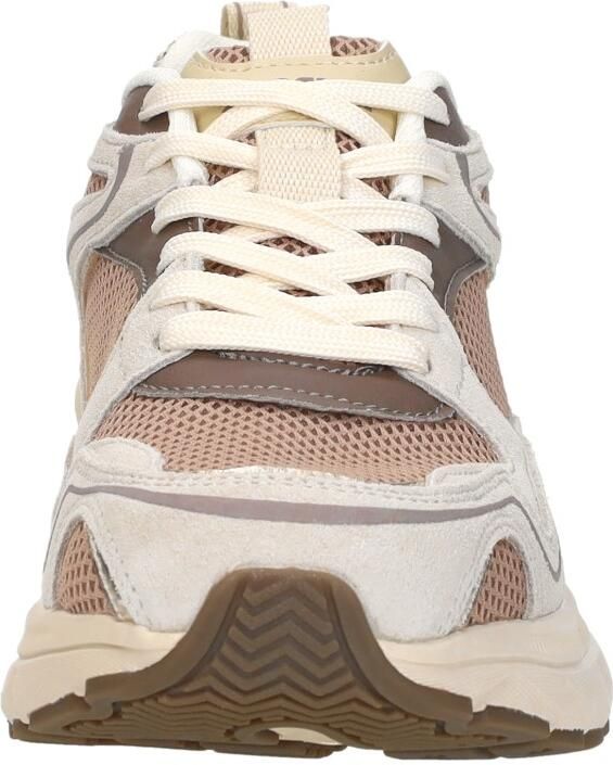 Maruti Novi Leather Nude Dames sneaker met uitneembaar voetbed - Foto 4