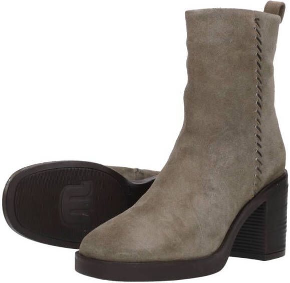 Maruti Steffi Enkellaarsjes op hak Taupe Metallic Bronze - Foto 3