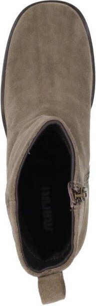 Maruti Steffi Enkellaarsjes op hak Taupe Metallic Bronze - Foto 6