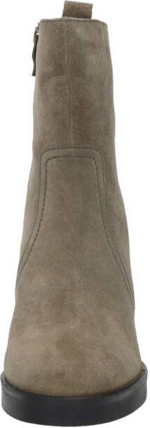 Maruti Vanity Suede Taupe Beige Suede Enkellaars met hak Dames - Foto 6
