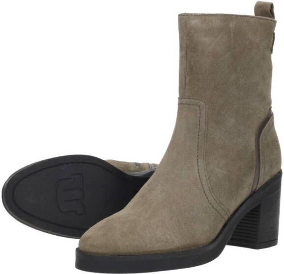 Maruti Vanity Suede Taupe Beige Suede Enkellaars met hak Dames - Foto 5