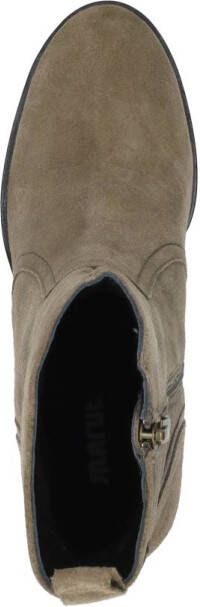 Maruti Vanity Suede Taupe Beige Suede Enkellaars met hak Dames - Foto 7